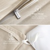 image:imageBedsure Duvet Cover Queen Size 1Pc Soft Double Brushed Bedding Black00  Beige