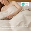 image:imageBedsure Duvet Cover Queen Size 1Pc Soft Double Brushed Bedding Black00  Beige
