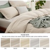 image:imageBedsure Duvet Cover Queen Size 1Pc Soft Double Brushed Bedding Black00  Beige
