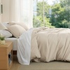 image:imageBedsure Duvet Cover Queen Size 1Pc Soft Double Brushed Bedding Black00  Beige