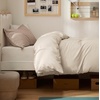 image:imageBedsure Duvet Cover Queen Size 1Pc Soft Double Brushed Bedding Black00  Beige