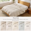 image:imageBedsure Duvet Cover Queen Size 1Pc Soft Double Brushed Bedding Black00  Beige