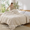 image:imageBedsure Duvet Cover Queen Size 1Pc Soft Double Brushed Bedding Black00  Beige
