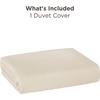 image:imageBedsure Duvet Cover Queen Size 1Pc Soft Double Brushed Bedding Black00  Beige