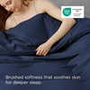 image:imageBedsure Duvet Cover Queen Size 1Pc Soft Double Brushed Bedding Black00  Navy Blue