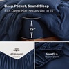 image:imageBedsure Duvet Cover Queen Size 1Pc Soft Double Brushed Bedding Black00  Navy Blue