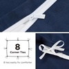 image:imageBedsure Duvet Cover Queen Size 1Pc Soft Double Brushed Bedding Black00  Navy Blue