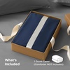 image:imageBedsure Duvet Cover Queen Size 1Pc Soft Double Brushed Bedding Black00  Navy Blue