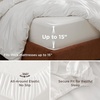 image:imageBedsure Duvet Cover Queen Size 1Pc Soft Double Brushed Bedding Black01  White