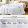 image:imageBedsure Duvet Cover Queen Size 1Pc Soft Double Brushed Bedding Black01  White