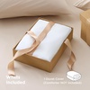 image:imageBedsure Duvet Cover Queen Size 1Pc Soft Double Brushed Bedding Black01  White