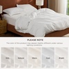 image:imageBedsure Duvet Cover Queen Size 1Pc Soft Double Brushed Bedding Black01  White