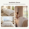 image:imageBedsure Duvet Cover Queen Size 1Pc Soft Double Brushed Bedding Black01  White