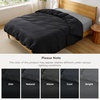 image:imageBedsure Duvet Cover Queen Size 1Pc Soft Double Brushed Bedding Black02  Black