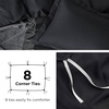 image:imageBedsure Duvet Cover Queen Size 1Pc Soft Double Brushed Bedding Black02  Black