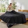 image:imageBedsure Duvet Cover Queen Size 1Pc Soft Double Brushed Bedding Black02  Black