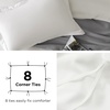 image:imageBedsure Duvet Cover Queen Size 1Pc Soft Double Brushed Bedding Black02  Cream White