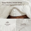 image:imageBedsure Duvet Cover Queen Size 1Pc Soft Double Brushed Bedding Black02  Cream White