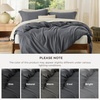 image:imageBedsure Duvet Cover Queen Size 1Pc Soft Double Brushed Bedding Black02  Dark Grey