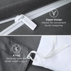 image:imageBedsure Duvet Cover Queen Size 1Pc Soft Double Brushed Bedding Black02  Dark Grey