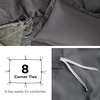 image:imageBedsure Duvet Cover Queen Size 1Pc Soft Double Brushed Bedding Black02  Dark Grey
