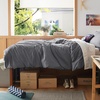 image:imageBedsure Duvet Cover Queen Size 1Pc Soft Double Brushed Bedding Black02  Dark Grey