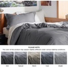 image:imageBedsure Duvet Cover Queen Size 1Pc Soft Double Brushed Bedding Black02  Dark Grey