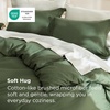 image:imageBedsure Duvet Cover Queen Size 1Pc Soft Double Brushed Bedding Black02  Olive Green