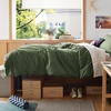 image:imageBedsure Duvet Cover Queen Size 1Pc Soft Double Brushed Bedding Black02  Olive Green
