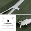 image:imageBedsure Duvet Cover Queen Size 1Pc Soft Double Brushed Bedding Black02  Olive Green