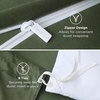 image:imageBedsure Duvet Cover Queen Size 1Pc Soft Double Brushed Bedding Black02  Olive Green