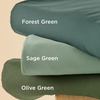 image:imageBedsure Duvet Cover Queen Size 1Pc Soft Double Brushed Bedding Black02  Olive Green