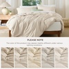 image:imageBedsure Duvet Cover Queen Size 1Pc Soft Double Brushed Bedding Black03  Light Beige