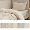 image:imageBedsure Duvet Cover Queen Size 1Pc Soft Double Brushed Bedding Black03  Light Beige