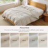image:imageBedsure Duvet Cover Queen Size 1Pc Soft Double Brushed Bedding Black03  Light Beige