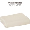 image:imageBedsure Duvet Cover Queen Size 1Pc Soft Double Brushed Bedding Black03  Light Beige