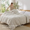 image:imageBedsure Duvet Cover Queen Size 1Pc Soft Double Brushed Bedding Black03  Light Beige