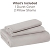 image:imageBedsure Duvet Cover Queen Size 1Pc Soft Double Brushed Bedding Black03  Taupe