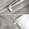 image:imageBedsure Duvet Cover Queen Size 1Pc Soft Double Brushed Bedding Black03  Taupe