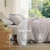 image:imageBedsure Duvet Cover Queen Size 1Pc Soft Double Brushed Bedding Black03  Taupe