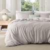 image:imageBedsure Duvet Cover Queen Size 1Pc Soft Double Brushed Bedding Black03  Taupe