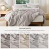 image:imageBedsure Duvet Cover Queen Size 1Pc Soft Double Brushed Bedding Black03  Taupe