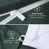 image:imageBedsure Duvet Cover Queen Size 1Pc Soft Double Brushed Bedding Black04  Forest Green