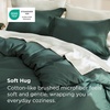 image:imageBedsure Duvet Cover Queen Size 1Pc Soft Double Brushed Bedding Black04  Forest Green