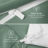 image:imageBedsure Duvet Cover Queen Size 1Pc Soft Double Brushed Bedding Black04  Sage Green