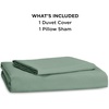 image:imageBedsure Duvet Cover Queen Size 1Pc Soft Double Brushed Bedding Black04  Sage Green