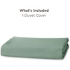 image:imageBedsure Duvet Cover Queen Size 1Pc Soft Double Brushed Bedding Black04  Sage Green