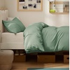 image:imageBedsure Duvet Cover Queen Size 1Pc Soft Double Brushed Bedding Black04  Sage Green