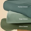 image:imageBedsure Duvet Cover Queen Size 1Pc Soft Double Brushed Bedding Black04  Sage Green