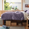 image:imageBedsure Duvet Cover Queen Size 1Pc Soft Double Brushed Bedding Black05  Dusty Purple